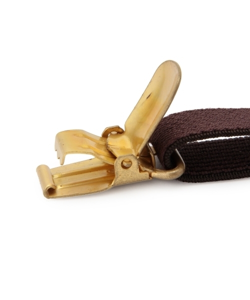 BEAMS BOY（ビームスボーイ）の「HAPPY BOUNCE / クレイジーカラー 細サスペンダー（サスペンダー・レディース・ベージュ/ブラウン/イエロー・ONE SIZE）」の7枚目の写真