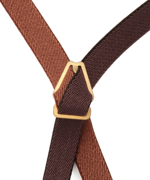 BEAMS BOY（ビームスボーイ）の「HAPPY BOUNCE / クレイジーカラー 細サスペンダー（サスペンダー・レディース・ベージュ/ブラウン/イエロー・ONE SIZE）」の8枚目の写真