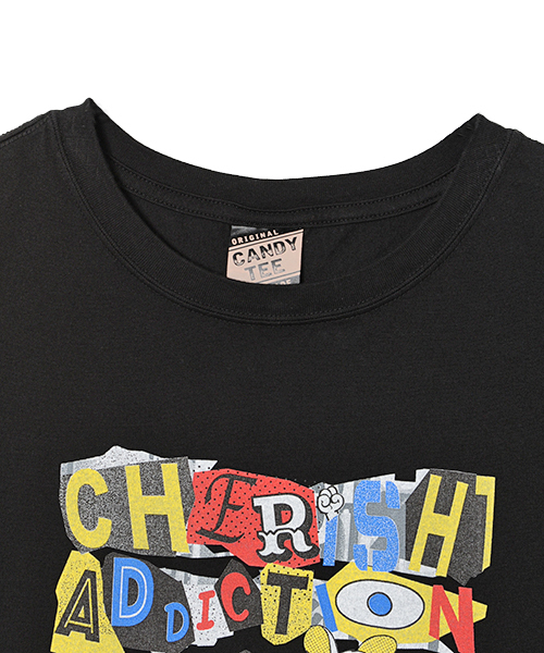 Candy Stripper（キャンディストリッパー）の「CHAOS CANDY Tシャツ（Tシャツ/カットソー・レディース・ピンク/オフホワイト/ブラック/ネイビー・2/4/1/3）」の6枚目の写真