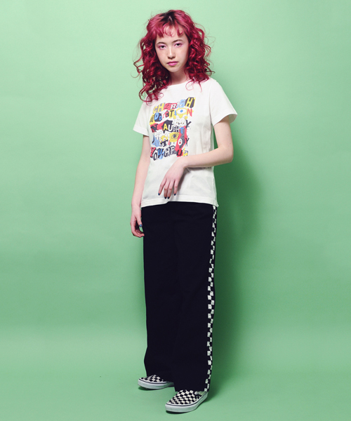 Candy Stripper（キャンディストリッパー）の「CHAOS CANDY Tシャツ（Tシャツ/カットソー・レディース・ピンク/オフホワイト/ブラック/ネイビー・2/4/1/3）」の14枚目の写真