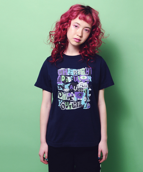 Candy Stripper（キャンディストリッパー）の「CHAOS CANDY Tシャツ（Tシャツ/カットソー・レディース・ピンク/オフホワイト/ブラック/ネイビー・2/4/1/3）」の15枚目の写真