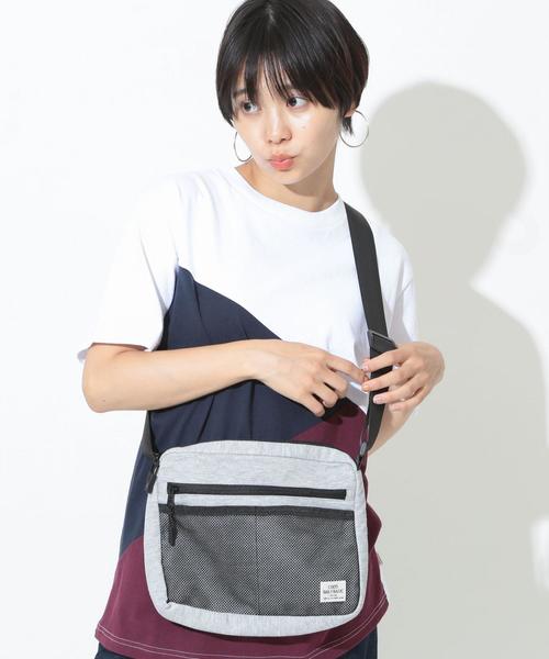 coen（コーエン）の「ニットスウェットサコッシュバッグ（ショルダーバッグ・メンズ・ライトブルー/ブラック/ダークグレー・FREE）」の3枚目の写真