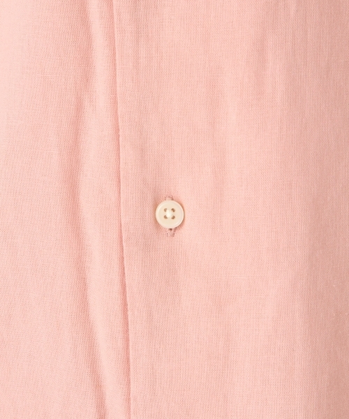 niko and...(ニコアンド)の「リネンミックスオープンカラーシャツ(シャツ/ブラウス・メンズ・ベージュ/ネイビー/サックスブルー/ピンク・MEDIUM/LARGE)」の14枚目の写真