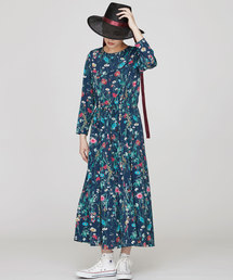 TRUNO by NOISE MAKER | ボタニカル花柄ワンピース(ワンピース)