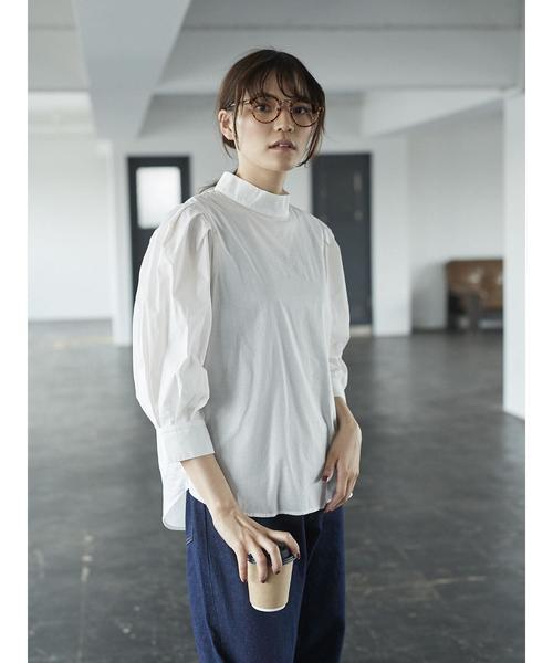 AMERICAN HOLIC（アメリカンホリック）の「・ハイネック7分袖ブラウス（シャツ/ブラウス・レディース・チェック/キャメル/その他5/オフホワイト・FREE）」の13枚目の写真