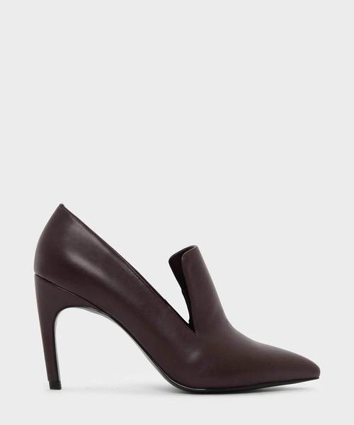 CHARLES & KEITH（チャールズ & キース）の「エクステンデッドトップラインヒール / EXTENDED TOPLINE HEELS（パンプス・レディース・ブラック/ダークブラウン/グリーン・22.5cm/23cm/23.5cm/24.5cm/25cm/25.5cm）」の2枚目の写真