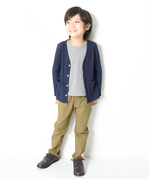 devirock（デビロック）の「ウルトラストレッチストレートパンツ チノパン（チノパンツ・キッズ・ブラック/ベージュ/カーキ・150cm/160cm/110cm/100cm/120cm/130cm/140cm）」の5枚目の写真