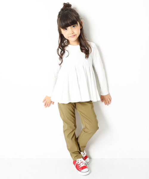 devirock（デビロック）の「ウルトラストレッチストレートパンツ チノパン（チノパンツ・キッズ・ブラック/ベージュ/カーキ・150cm/160cm/110cm/100cm/120cm/130cm/140cm）」の6枚目の写真