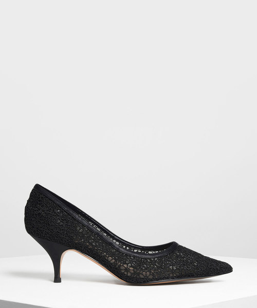 クロッシェレースパンプス Crochet Lace Pumps パンプス Charles Keith チャールズ キース のファッション通販 Zozotown