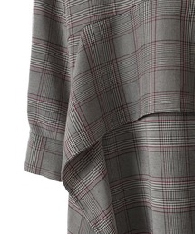 CLANE（クラネ）の「WAIST FRILL CHECK ONEPIECE（ワンピース