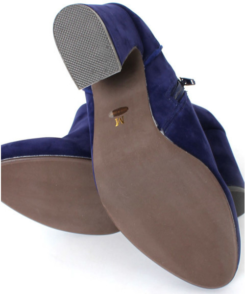 RANDA（ランダ）の「チャンキーヒールアンクルブーティ（ブーティ・レディース・ブラック/グレー/ベージュ/ネイビー・LL/L/M/S）」の8枚目の写真