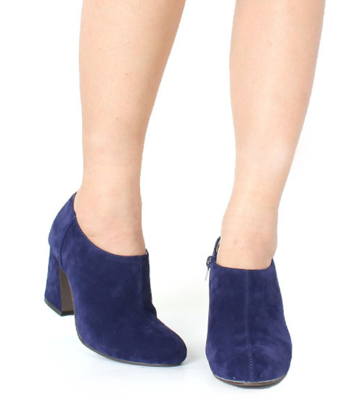 RANDA（ランダ）の「チャンキーヒールアンクルブーティ（ブーティ・レディース・ブラック/グレー/ベージュ/ネイビー・LL/L/M/S）」の11枚目の写真