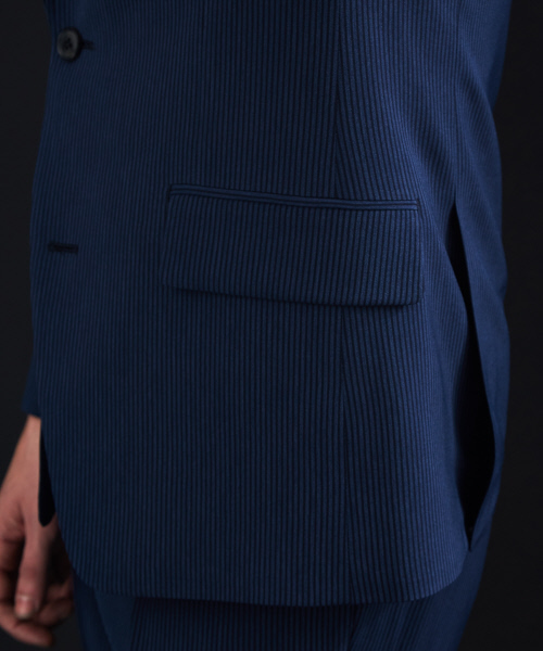 5351 POUR LES HOMMES（ゴーサンゴーイチプールオム）の「【セットアップ対応】トラベストストライプテーラードジャケット（テーラードジャケット・メンズ・ブルー・44/46/48/50）」の11枚目の写真