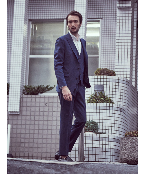 5351 POUR LES HOMMES（ゴーサンゴーイチプールオム）の「【セットアップ対応】トラベストストライプテーラードジャケット（テーラードジャケット・メンズ・ブルー・44/46/48/50）」の15枚目の写真