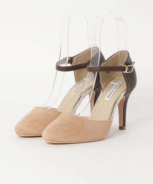 Miminy Piminy（ミミニー ピミニー）の「MiminyPiminy(ミミニー ピミニー) 素材コンビのセパレートパンプス（パンプス・レディース・ブラック/ベージュ/ホワイト系その他/パイソン・LL/S/M/L）」の11枚目の写真