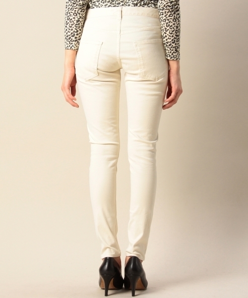 BEAUTY&YOUTH UNITED ARROWS（ビューティーアンドユースユナイテッドアローズ）の「BYBC コットンサテンスキニー ◆（その他パンツ・レディース・ライトピンク/オフホワイト/ブラック・LARGE/MEDIUM/SMALL）」の6枚目の写真