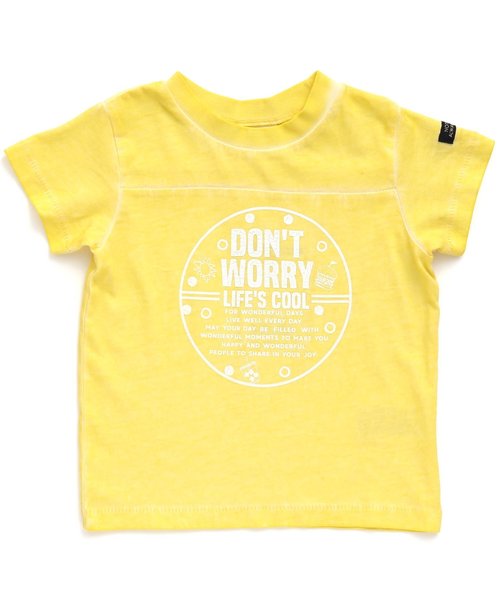 BREEZE（ブリーズ）の「/ロゴ加工Tシャツ（Tシャツ/カットソー・キッズ・ターコイズブルー/イエロー/チャコール・90/100/110/120/80/130/140）」の8枚目の写真