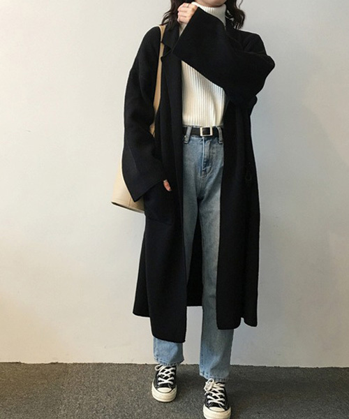 c.u.l(シーユーエル)の「【c.u.l】【2019AW】オーバーサイズ コーディガン chw591(カーディガン/ボレロ・レディース・ホワイト/ブラック/ベージュ/グレー・FREE)」の1枚目の写真