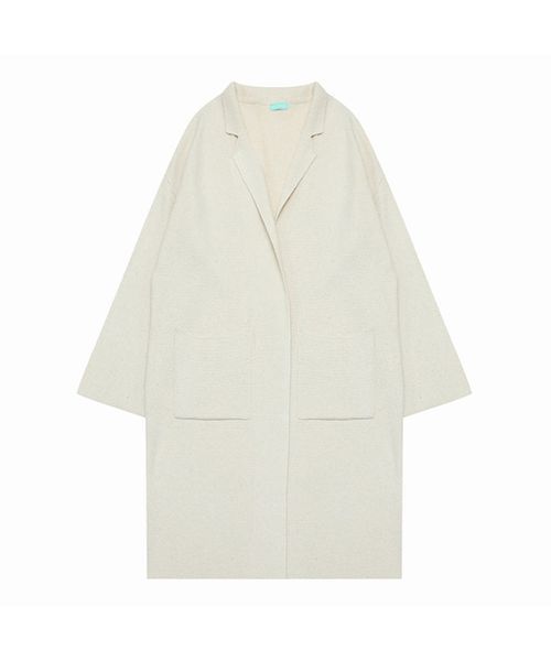 c.u.l(シーユーエル)の「【c.u.l】【2019AW】オーバーサイズ コーディガン chw591(カーディガン/ボレロ・レディース・ホワイト/ブラック/ベージュ/グレー・FREE)」の17枚目の写真