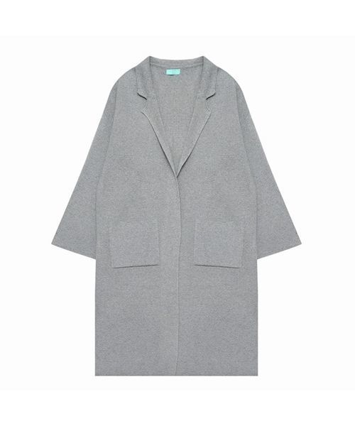 c.u.l(シーユーエル)の「【c.u.l】【2019AW】オーバーサイズ コーディガン chw591(カーディガン/ボレロ・レディース・ホワイト/ブラック/ベージュ/グレー・FREE)」の8枚目の写真