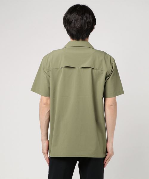 Quiksilver(クイックシルバー)の「半袖シャツ QUIKSILVER TECH QSH192071(シャツ/ブラウス・メンズ・ベージュ/カーキ・XL/L/M)」の4枚目の写真