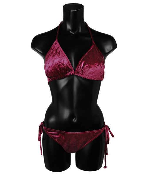 Ninarobe（ニーナローブ）の「ベロアレトロカラービキニ（水着）」 - WEAR