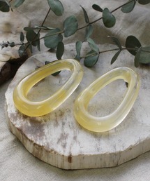 アクリルフープピアス/Acryl hoop
