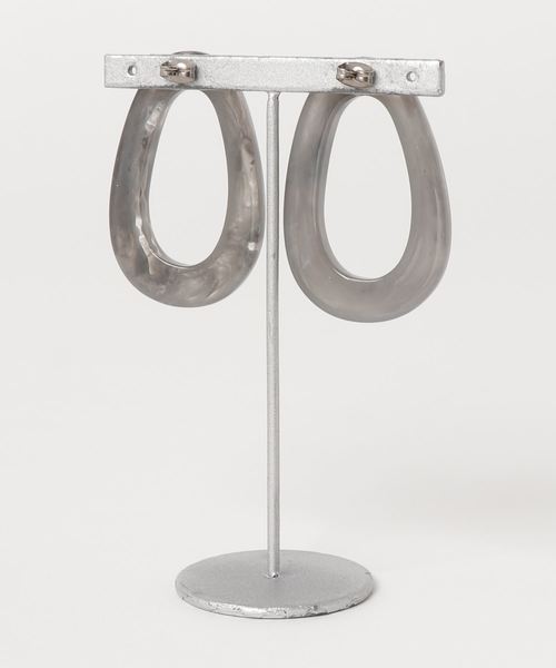 sfy（スフィ）の「アクリルフープピアス/Acryl hoop（ピアス（両耳用）・レディース・ブラック/ブラウン/イエロー/クリア・FREE）」の6枚目の写真