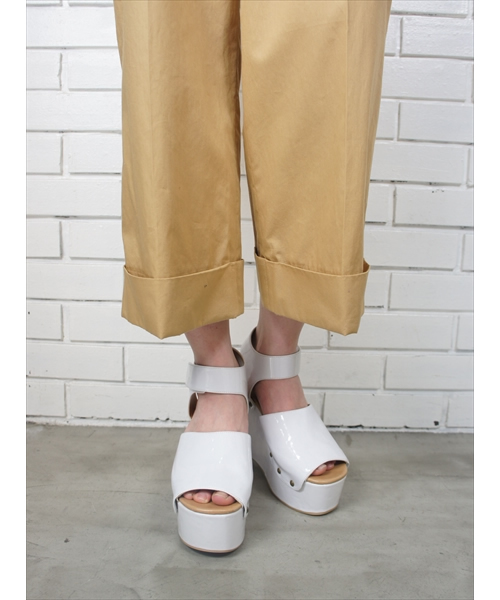 made in HEAVEN（メイドインヘブン）の「chilli all in one solid（つなぎ/オールインワン・レディース・ブラック/ベージュ・0/1）」の9枚目の写真