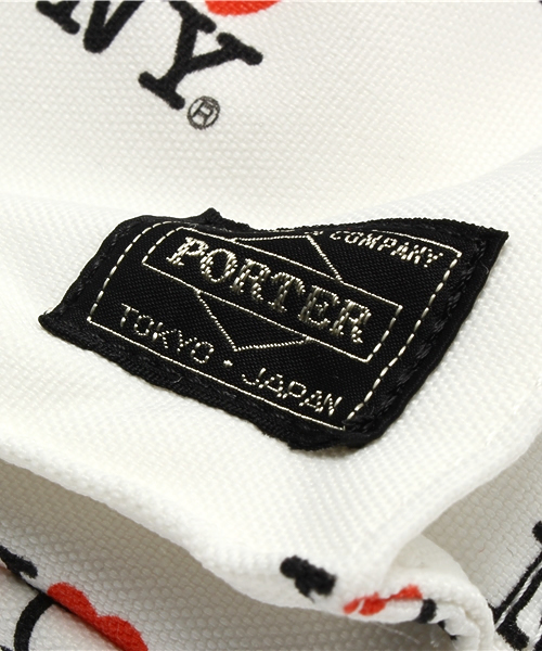 BEAMS（ビームス）の「PORTER×BEAMS / 別注 “I LOVE NY” ドキュメントケース（クラッチバッグ・メンズ・ホワイト・ONE SIZE）」の9枚目の写真