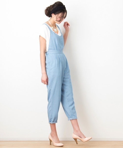 VIS（ビス）の「コンビネゾン（つなぎ/オールインワン・レディース・ブラック/ネイビー/ブルー・MEDIUM）」の8枚目の写真