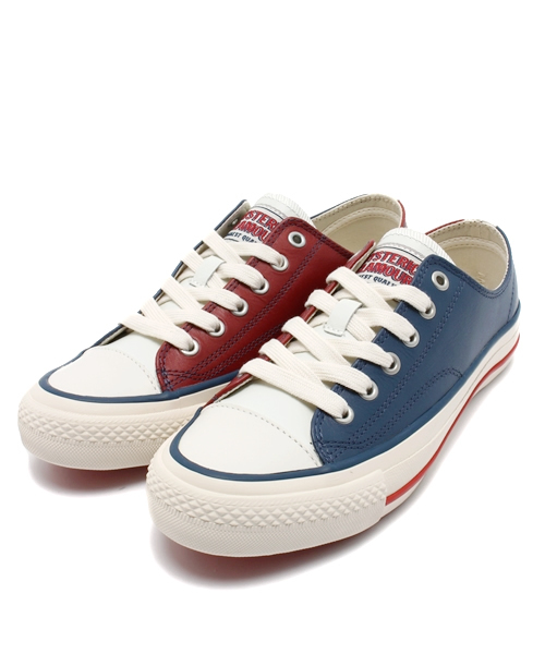 HYSTERIC GLAMOUR（ヒステリックグラマー）の「レザーローカットスニーカー（スニーカー・レディース・ホワイト/マルチ/ブラック・24.5cm/23.5cm）」の3枚目の写真