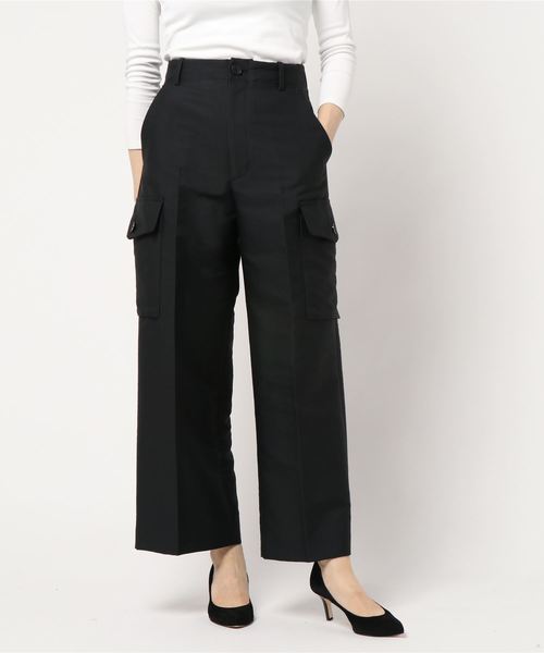 JOURNAL STANDARD（ジャーナルスタンダード）の「【NEU】タスランWツイル HWカーゴパンツ（カーゴパンツ・レディース・ブラック/ベージュ・38/36）」の13枚目の写真