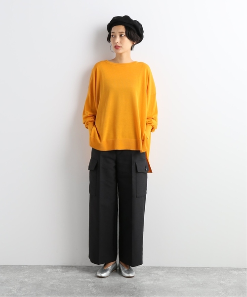 JOURNAL STANDARD（ジャーナルスタンダード）の「【NEU】タスランWツイル HWカーゴパンツ（カーゴパンツ・レディース・ブラック/ベージュ・38/36）」の15枚目の写真