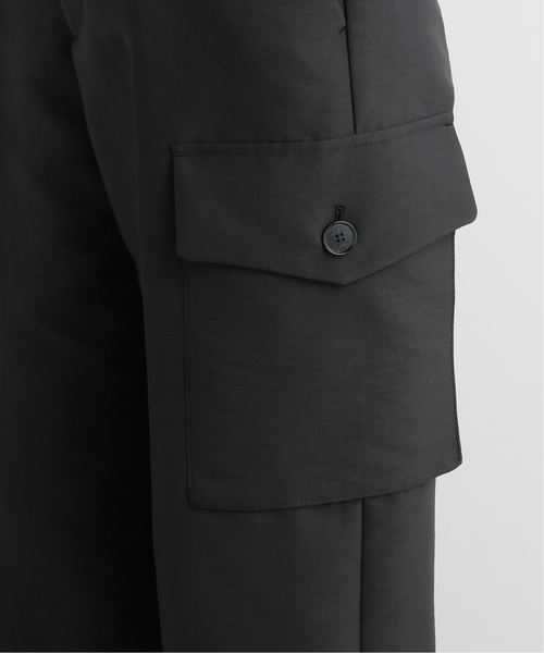 JOURNAL STANDARD（ジャーナルスタンダード）の「【NEU】タスランWツイル HWカーゴパンツ（カーゴパンツ・レディース・ブラック/ベージュ・38/36）」の5枚目の写真