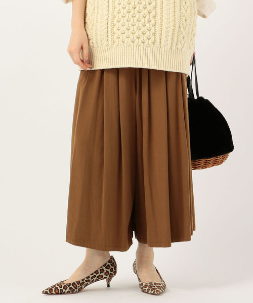 SHIPS Days(シップスデイズ)の「SHIPS Days STANDARD:スカーチョ 19FW(その他パンツ・レディース・ブラック/ベージュ/ブラウン・ONE SIZE)」の1枚目の写真