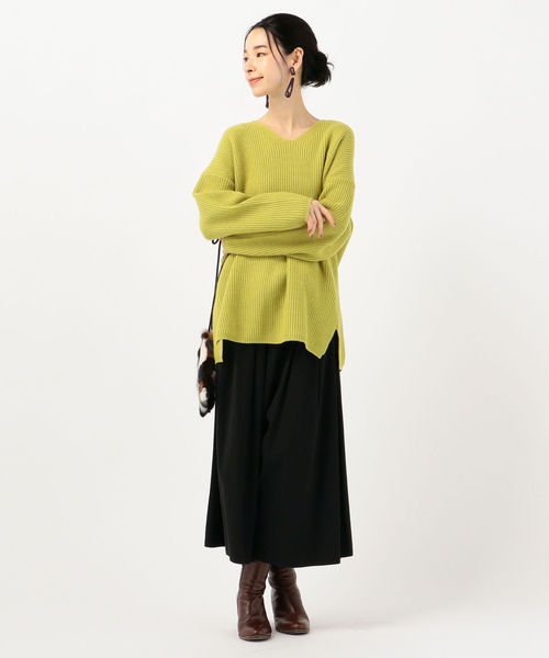 SHIPS Days(シップスデイズ)の「SHIPS Days STANDARD:スカーチョ 19FW(その他パンツ・レディース・ブラック/ベージュ/ブラウン・ONE SIZE)」の10枚目の写真