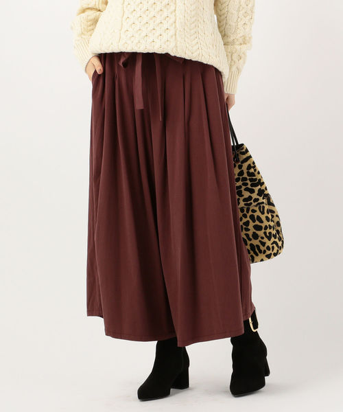 SHIPS Days(シップスデイズ)の「SHIPS Days STANDARD:スカーチョ 19FW(その他パンツ・レディース・ブラック/ベージュ/ブラウン・ONE SIZE)」の18枚目の写真