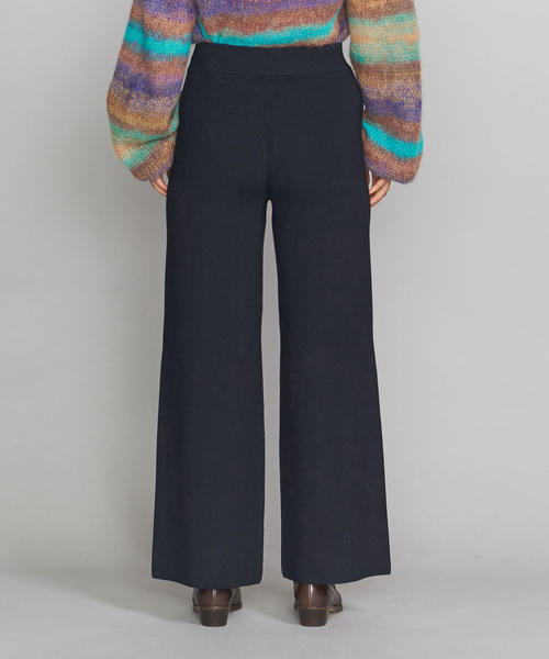 BEAUTY&YOUTH UNITED ARROWS(ビューティーアンドユースユナイテッドアローズ)の「BY 14ゲージ ウールレーヨンフルニードルニットパンツ(その他パンツ・レディース・ネイビー/ナチュラル・FREE)」の15枚目の写真