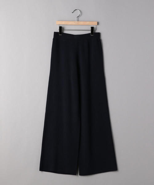 BEAUTY&YOUTH UNITED ARROWS(ビューティーアンドユースユナイテッドアローズ)の「BY 14ゲージ ウールレーヨンフルニードルニットパンツ(その他パンツ・レディース・ネイビー/ナチュラル・FREE)」の5枚目の写真