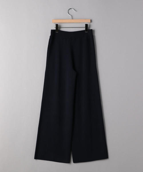 BEAUTY&YOUTH UNITED ARROWS(ビューティーアンドユースユナイテッドアローズ)の「BY 14ゲージ ウールレーヨンフルニードルニットパンツ(その他パンツ・レディース・ネイビー/ナチュラル・FREE)」の4枚目の写真