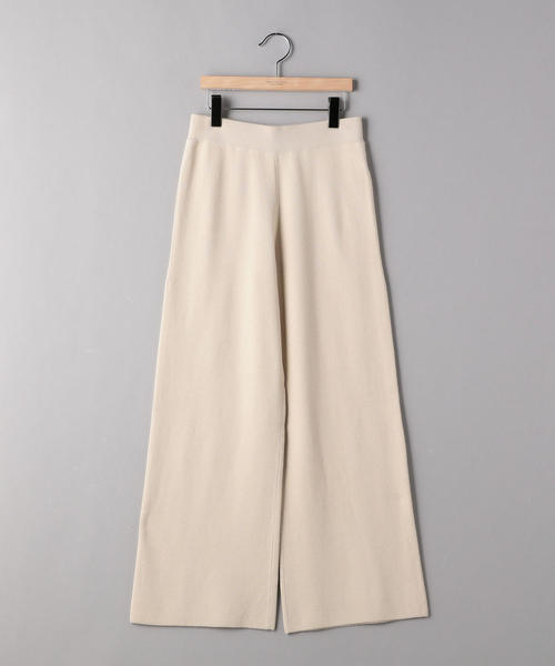 BEAUTY&YOUTH UNITED ARROWS(ビューティーアンドユースユナイテッドアローズ)の「BY 14ゲージ ウールレーヨンフルニードルニットパンツ(その他パンツ・レディース・ネイビー/ナチュラル・FREE)」の3枚目の写真