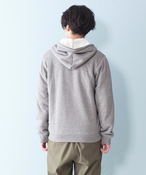 Blue Standard (ブルースタンダード)の「【BLUE STANDARD】裏ボアZIPパーカー モコモコ(パーカー・メンズ・ブラック/エメラルド/レッド系その他/ワイン/グリーン系その他/ブルー系その他/その他1/その他3/ブラック系その他/杢グレー/グレー系その他/その他2/ネイビー・MEDIUM/SMALL/X-LARGE/LARGE)」の19枚目の写真