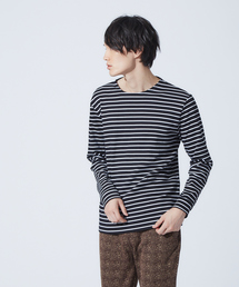 【展開店舗限定】ott-tricot クルーネックロングTシャツ