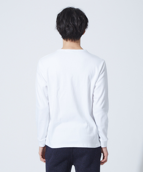 ABAHOUSE GRAY(アバハウスグレイ)の「【展開店舗限定】ott-tricot クルーネックロングTシャツ(Tシャツ/カットソー・メンズ・ホワイト/ブラック/その他・46/48)」の18枚目の写真