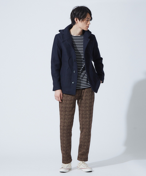 ABAHOUSE GRAY(アバハウスグレイ)の「【展開店舗限定】ott-tricot クルーネックロングTシャツ(Tシャツ/カットソー・メンズ・ホワイト/ブラック/その他・46/48)」の19枚目の写真