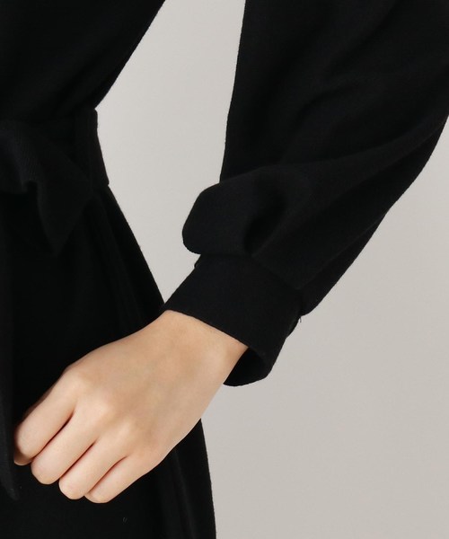 grove（グローブ）の「【LLあり】2点セット！ボアブルゾン＋ワンピースセット（アンサンブル・レディース・ブラック/ダークブラウン/グレー・04/02/03）」の6枚目の写真