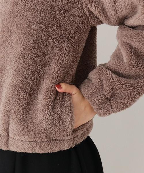 grove（グローブ）の「【LLあり】2点セット！ボアブルゾン＋ワンピースセット（アンサンブル・レディース・ブラック/ダークブラウン/グレー・04/02/03）」の18枚目の写真