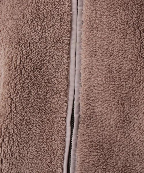 grove（グローブ）の「【LLあり】2点セット！ボアブルゾン＋ワンピースセット（アンサンブル・レディース・ブラック/ダークブラウン/グレー・04/02/03）」の10枚目の写真