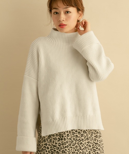 URBAN RESEARCH Sonny Label(アーバンリサーチサニーレーベル)の「2WAYルーズスリーブニット(ニット/セーター)」|オフホワイト